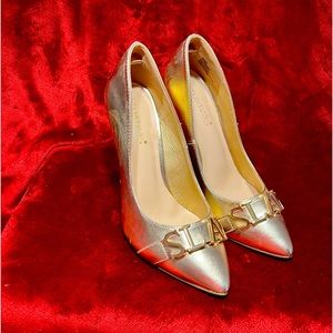 Gold SLAY High Heel Slingback’s Size: 7.5 *NEW*